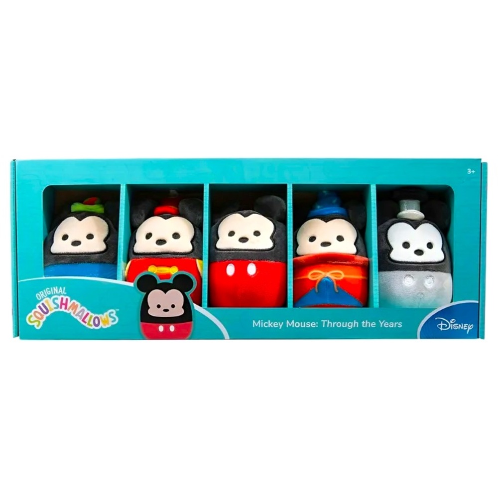 Mickey Mouse through the years Squishmallow Set NWT
